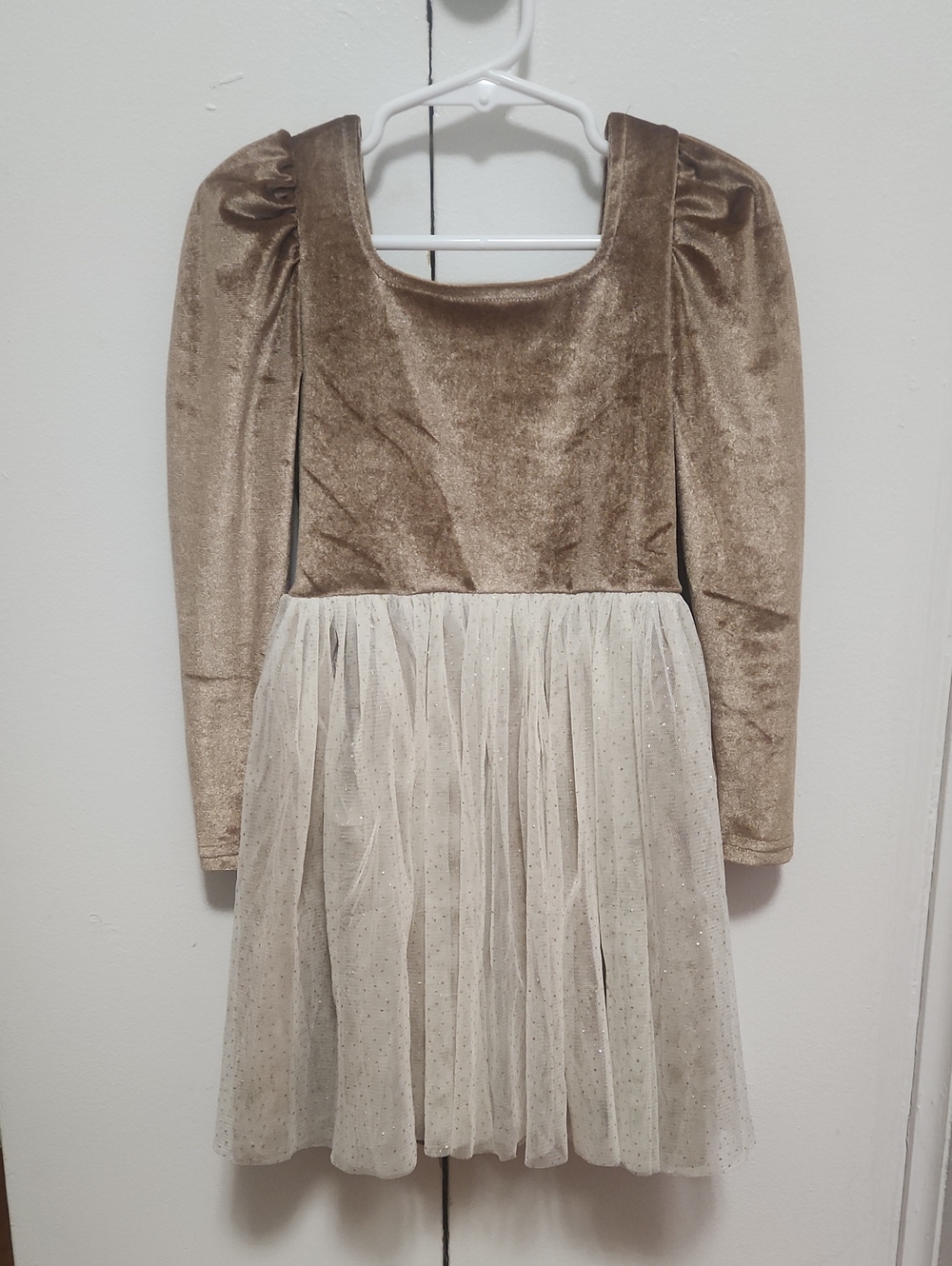 Velvet And Tulle Dress
